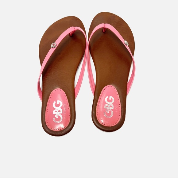 GBG Thong Sandals with Pink Straps Size 5.5 - Picture 5 of 5
